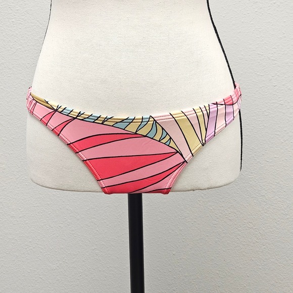 Billabong Surfadelic Bralette Bikini Set Multi-Color Retro Vibrant Size S - Picture 12 of 16